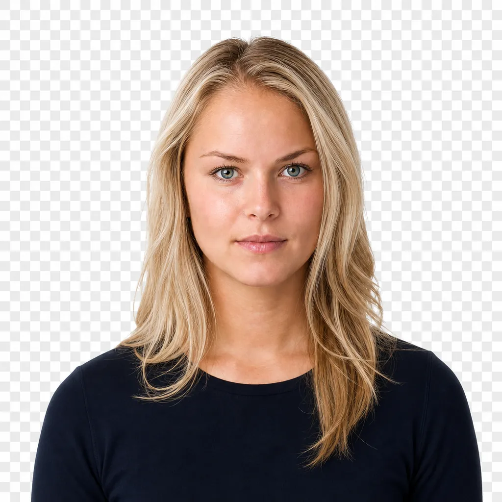Face being measured against the UK Driving Licence Photo spec